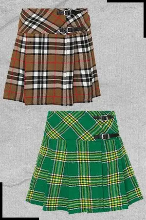 Mini Tartan Skirts