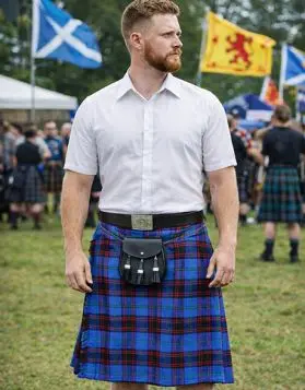 Hulme Tartan Kilt- Front Image
