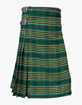 Irish National Tartan Kilt- Front Image