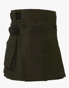 Lautreamont Olive Green Mini Utility Kilt