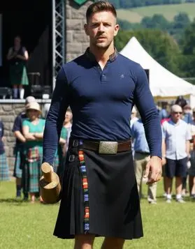 Hulme Tartan Kilt- Front Image