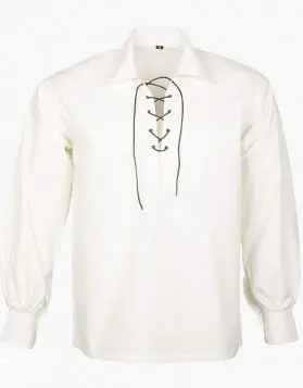 Off White Jacobite Ghillie Shirt- Front Image