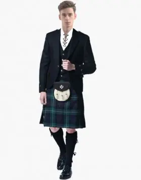 Traditional Argyle Kilt Outfit- Front Image