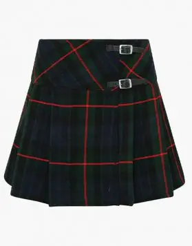 Women's Gunn Tartan Mini Kilt Skirt- Front Image