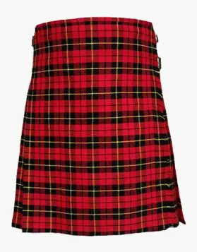Womens Wallace Tartan Kilt- Front Image