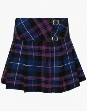 Women's Pride of Scotland Mini Kilt Skirt- Front Image