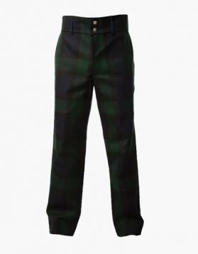 Black Watch Tartan Plaids Pant - Front Image 