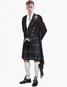Custom Prince Charlie Kilt Outfit - Front Image
