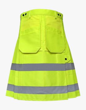 Fluorescent Green Carhartt FireFighter Kilt - Hi Vis Kilt- Front Image