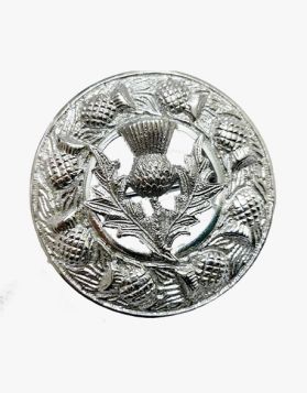 Fly Plaid Kilt Brooch