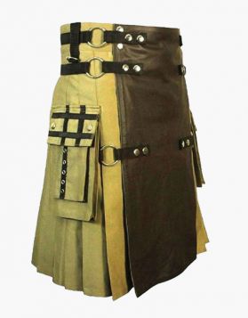 LGBT Pride Rainbow Hybrid Kilt - Front Image