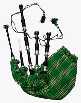 Irish Green Woodwind Bagpipe Sets
