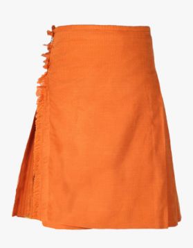 Irish Saffron Tartan Kilt- front Image