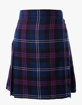 Ladies Heritage of Scotland tartan kilt- Front Image