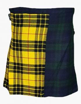 Ladies Macleod of Lewis and Black Tartan Kilt