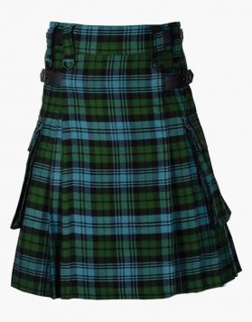 Lautremont Men Campbell Tartan Utility Kilt