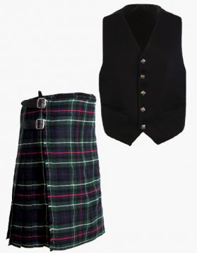 Mackenzie Tartan Kilt with Argyle Vest Deal