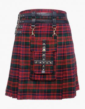 Mens Macdonald Modern Tartan Utility Kilt