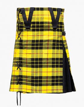 Modern Macleod of Lewis Box Pleated Hybrid Kilt- front Image