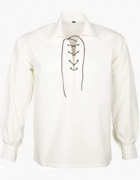 Off White Jacobite Ghillie Shirt- Front Image