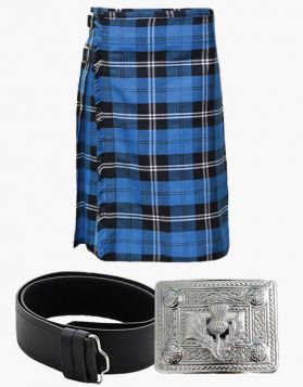 Ramsay Blue Tartan Kilt Package
