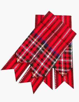Royal Stewart Tartan Kilt Flashes