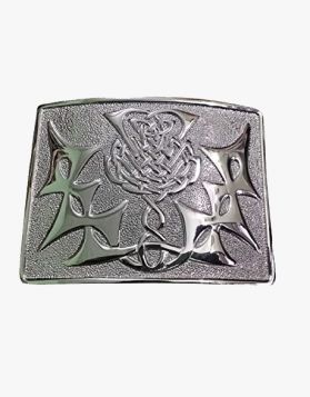 Silver Belt Buckle for Kilt