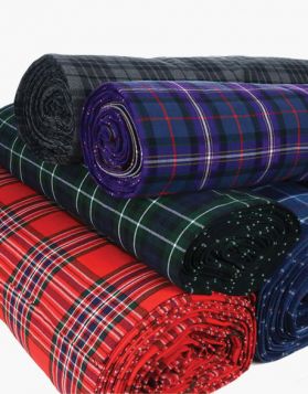 Traditional 16 oz Tartan Plaid Fabric