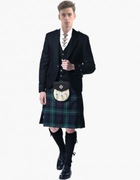 Traditional Argyle Kilt Outfit- Front Image