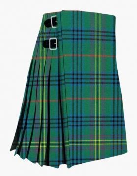 Traditional Kennedy Tartan Kilt - Front Image