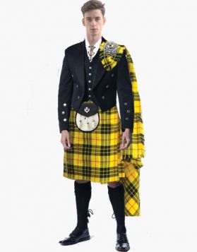Traditional Prince Charlie Kilt Outfit -  Macleod Of Lewis Outfit- Front Image