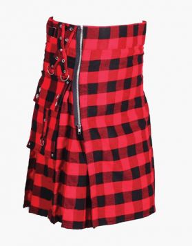 Traditional Rob Roy Zipper Tartan Utility Kilt - Front Image