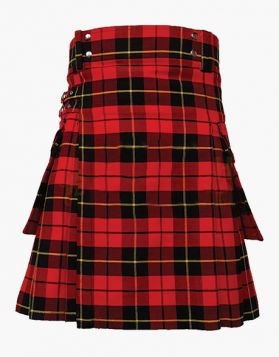 Wallace Tartan Utility Kilt with Large Pockets